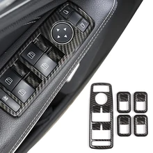 

Carbon ABS Window Lift Switch Button Frame Trim For Mercedes-Benz A B C E GLE GLA CLA GLK Class W176 W204 W212 W166 W218