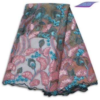 

Gary Hot Sale French Lace Fabric Nigeria Lace Fabric High Quality African Tulle Lace Fabric For Wedding Party 01