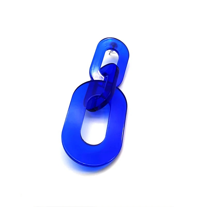 

New Trendy Acrylic Geometric Drop Earrings Vintage Big Large Resin Long Dangle Earrings for Women Bohemian ZA Jewelry Brincos