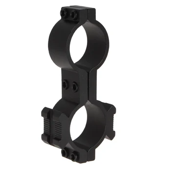 

25mm Rail Mount with 2 Ring Holes Black and Sturdy