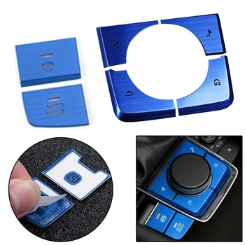 

Aluminum Alloy Car Electronic Hand Brake Button Cover Trim For Mazda 3 2019 2020 Handbrake Multimedia Button Sticker