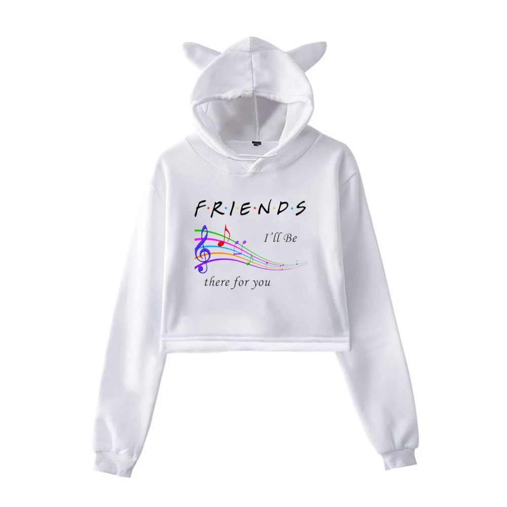Kawaii Hoodie 10 Толстовки с принтом Frindes; осенние хлопковые толстовки для женщин-подростков; Harajuku; пуловеры с капюшоном и длинными рукавами; модная Толстовка - Цвет: Kawaii Hoodie 10