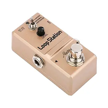 

Rowin Loop Station Looper Effects Pedal Unlimited Overdubs 10 Minutes of Looping, 1/2 time, and Reverse