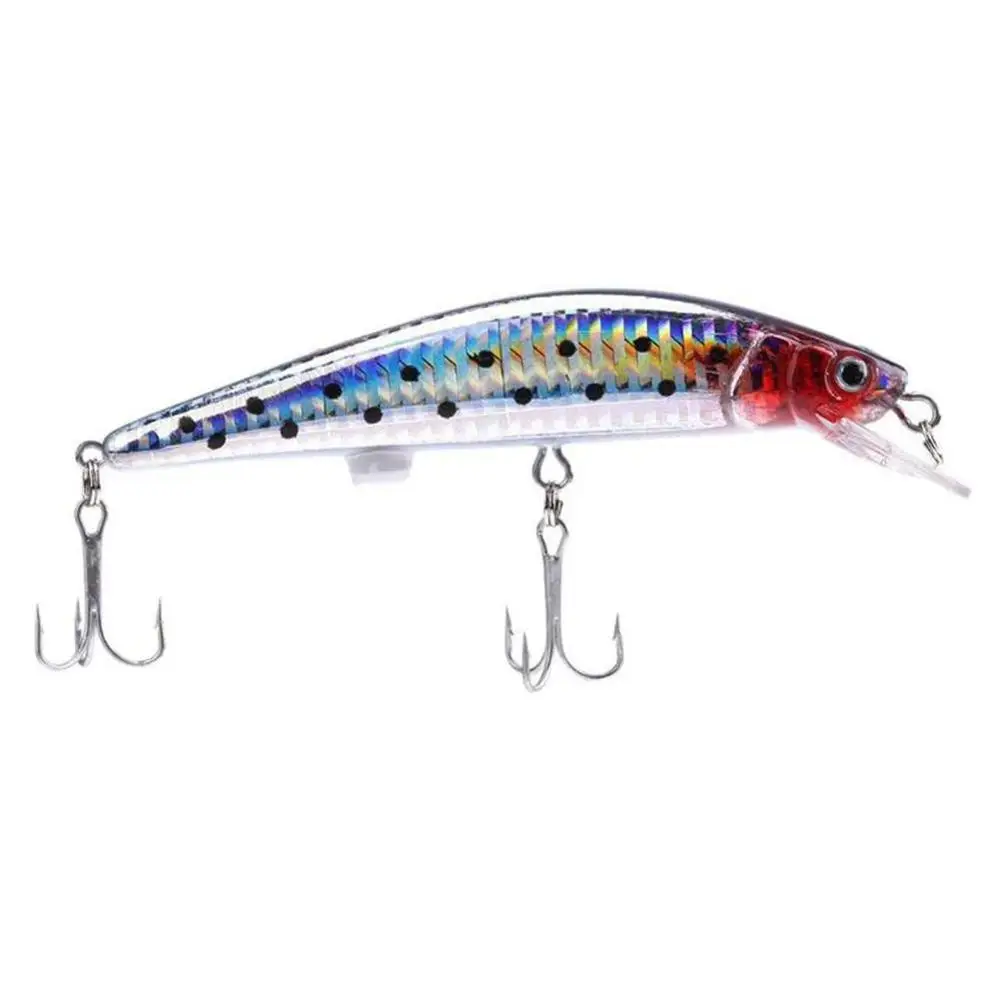 

Rechargeable USB Fishing Lure LED With Rod Electric Bait Vibratory Fishing Lure Electronic Hook Triple Electronic Fishing Baits