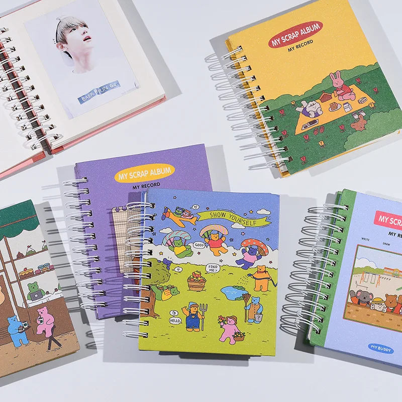 Album Fotografico Autoadesivo Del Fumetto Da 4X6 Pollici Per Fujifilm Instax Mini Film Picture 2X3 Inch Diy Scrapbook Baby Photo Album