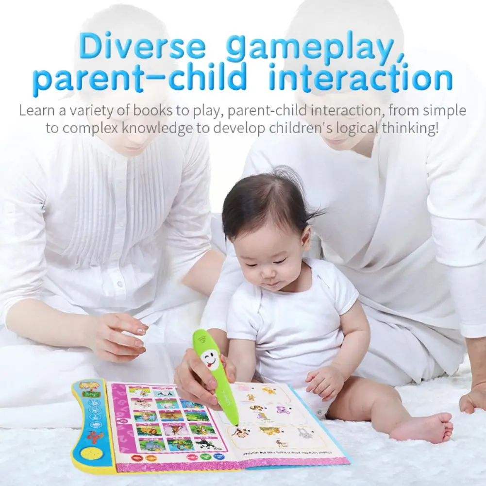 No Kids озвученная электронная книга с ручкой для чтения, игрушка для раннего обучения, английская версия