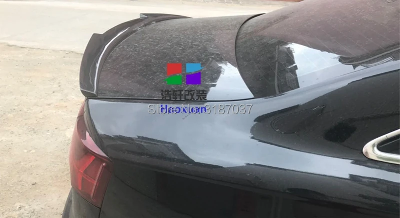Для Audi A6 C7 спойлер багажник крыло M4 2012- карбоновое волокно задний спойлер на крыше крыло багажника губы крышка багажника Автомобиль Стайлинг