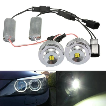 

2Pcs Car 20W LED Angel Eyes Halo Light Bulbs for BMW E60 528I 535I LCI