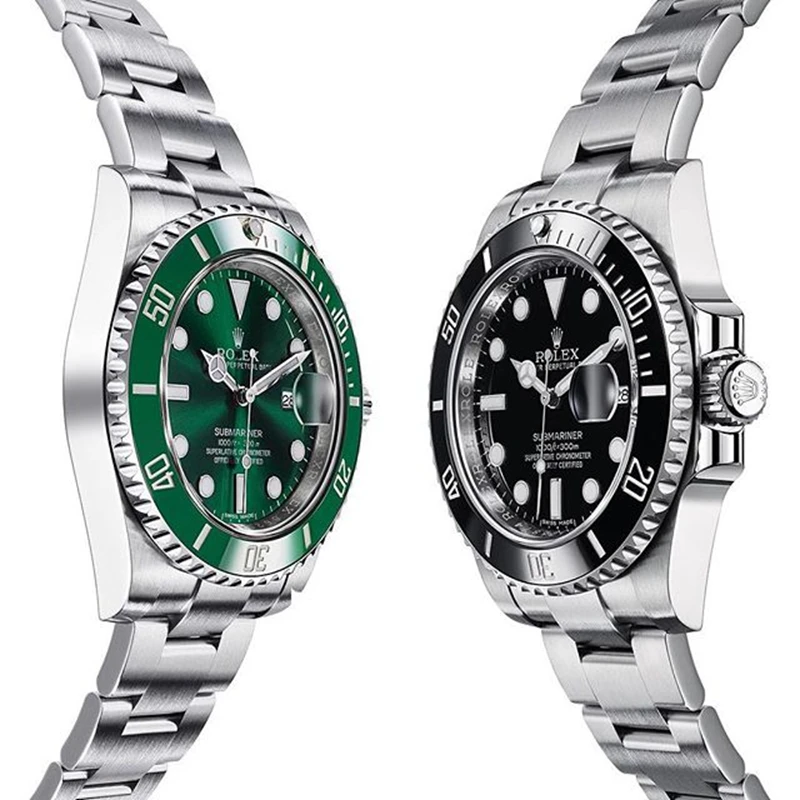 

Rolex-submariner Date Ladies Automatic Mechanical Watch Stainless Steel Waterproof Luxury Watch Husband Christmas Gift