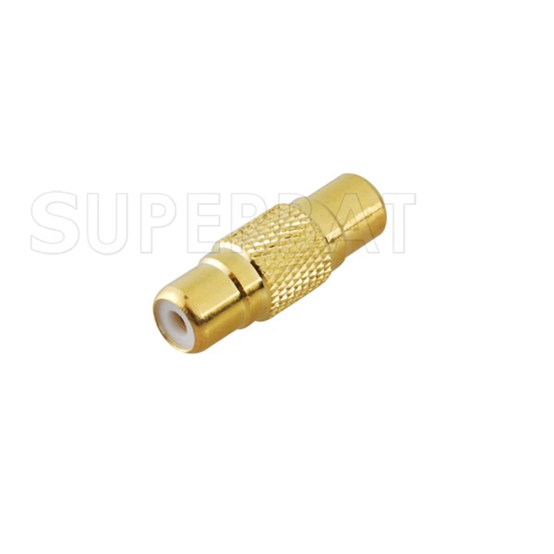 RCA Adapter Female Straight RF Coaxial Connector for Audio Video