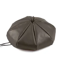 Осень и зима стиль имитация овчины из искусственной кожи корейский стиль Мода художника кепки женщин Регулируемый мягкий