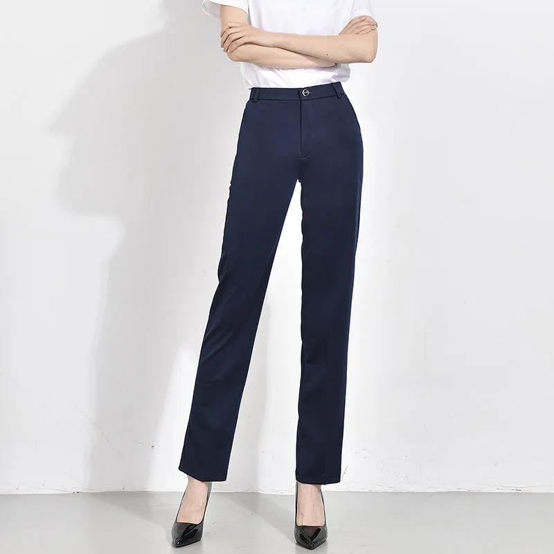 New Formal Women's High Waist Straight 