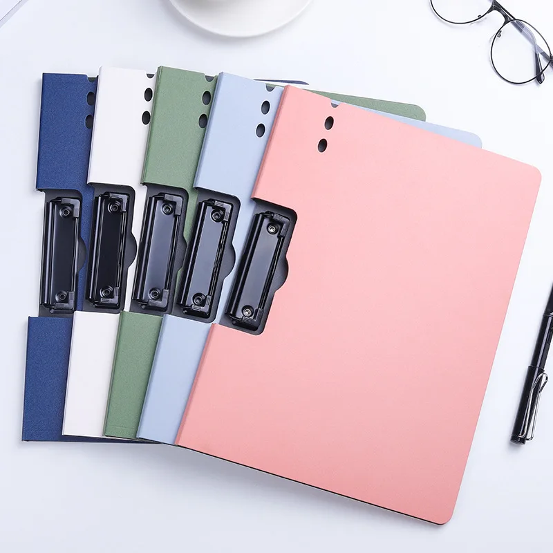Organizador de carpetas A4, abrazadera fuerte para insertar archivos, carpeta, placa, tablero de escritura, suministro escolar y de oficina