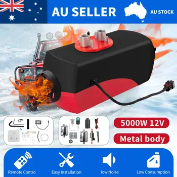 

Air Diesel Heater 5KW 12V Car Heater Parking Heater with LCD Monitor+Silencer+Remote Control Heater for Trucks MotorHomes Bus