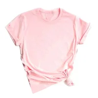 T-shirt manches courtes col rond femme, estival et flambant neuf, à la mode, vente en gros 4