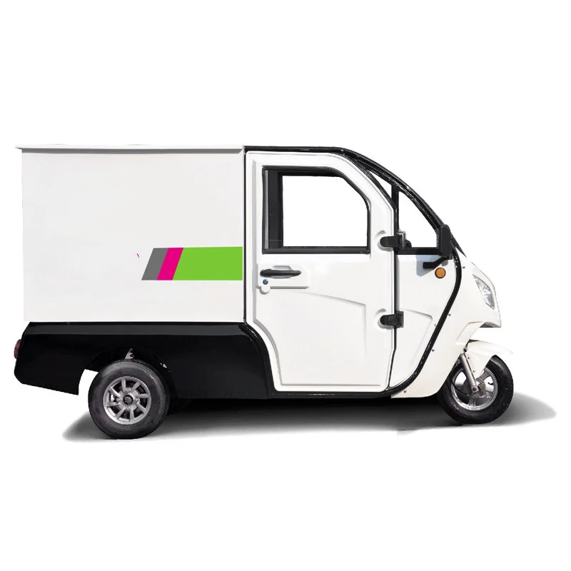 Veicolo elettrico a tre ruote Mini logistica carrello merci ad alta  velocità Cargo Van Food Delivery Car Cart - AliExpress
