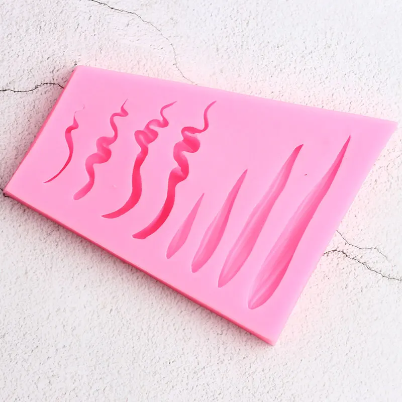 Cartoon Girl Hair Silicone Mold Candy Polymer Clay Chocolate Fondant Molds Cupcake Baking Baby Birthday Cake Decorating Tools