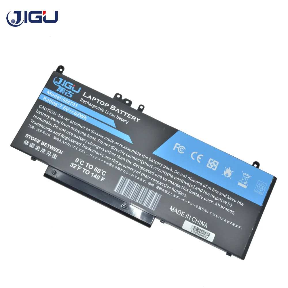 JIGU 7 6 V 62Wh Новый аккумулятор для ноутбука 6MT4T F5WW5 8V5GX 7V69Y R0TMP DELL LATITUDE E3550 E5470 E5550 E5570 |