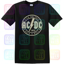 AC/DC ACDC Высокое напряжение Мужская XL графическая футболка