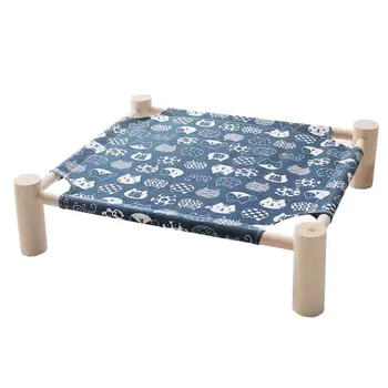

Summer Cooling Elevated Pet Mat Bed Ventilation Breathable Car Dog Sleeping Rest K4UA
