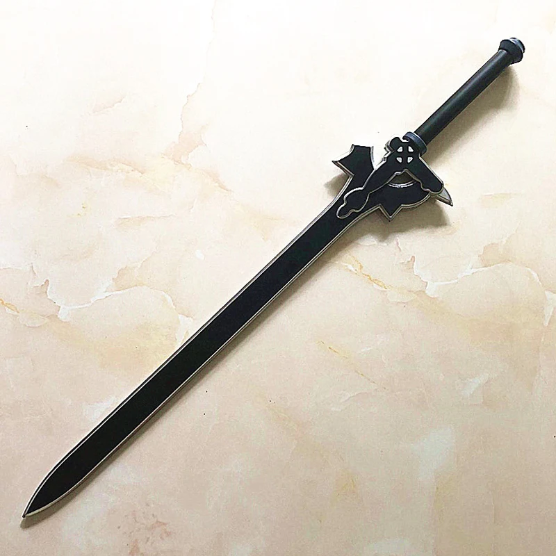 1:1 искусство меча онлайн Темный Repulser Kirito Kirigaya меч Kazuto Косплей prop Yuuki Asuna черный