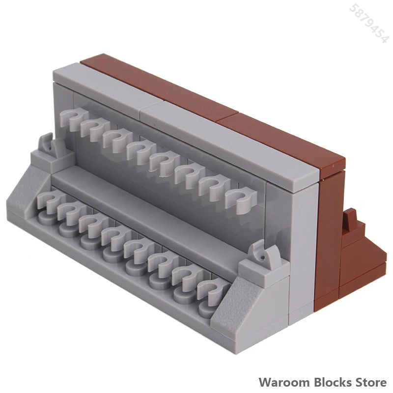 Military MOC Arms Gun Stand Blocks Toys City Bring 10Pcs Guns Set Army Building Blocks Educational Kids Toys For Children Gifts