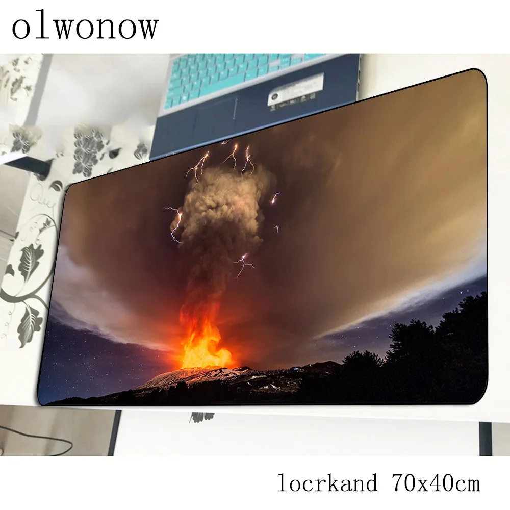 Вулканы коврик для мыши 70x40 см самый дешевый коврики для мыши лучшие игровой коврик для игровой мыши большой коврики для мыши Клавиатура ПК накладка
