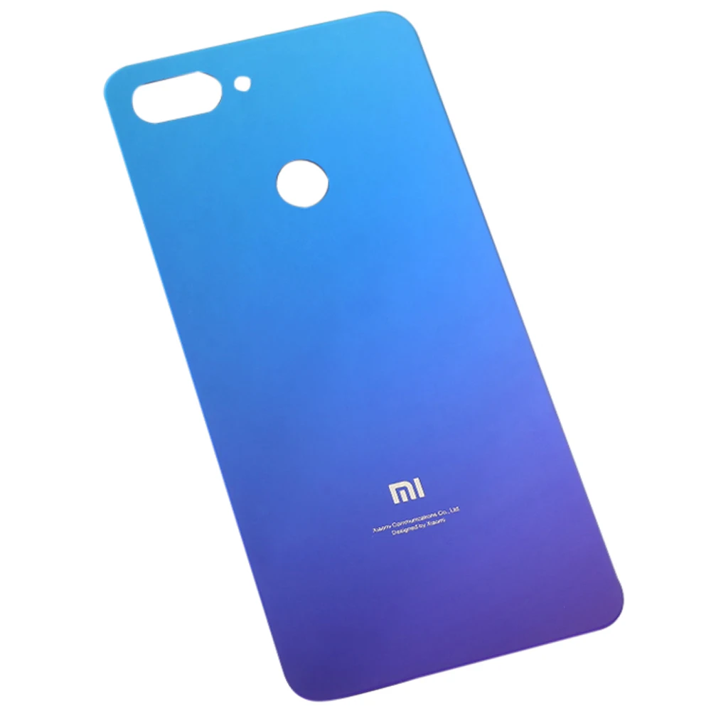 Для Xiaomi mi 8 облегченное закаленное стекло чехол задняя крышка батарейного отсека задняя дверь запасной корпус часть для mi 8 Lite