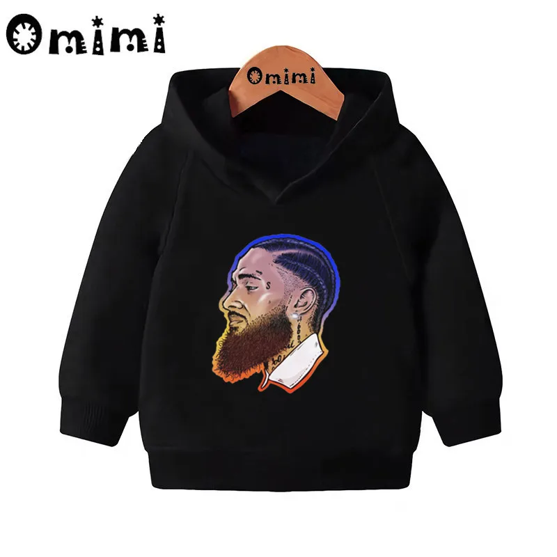 Детские толстовки «рэпер Lil Peep Nipsey Hussle» детские толстовки с капюшоном пуловер для малышей топы для девочек и мальчиков, осенняя одежда KMT5280
