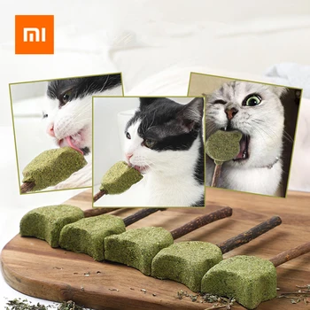 

Pet toy Products Cat Mint Toothpaste Stick Catnip Natural Mutian Stick Catnip Lollipop Cats Kittens Chewing Bite Snacks cat toys