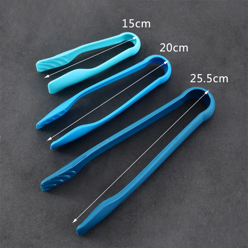 Description Picture 5 of item3Pcs/set Non-Slip Food Tong Food Grade Plastic Bread Tongs Salad Serving Tongs Kitchen Cooking Clip Clamp Bbq Tools Accessories