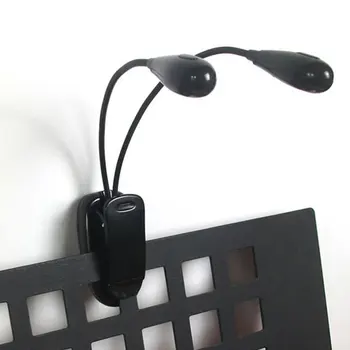 

High Quality Pianos Dual Arm 2 LED Flexible StandLED Light Stand Equipment for