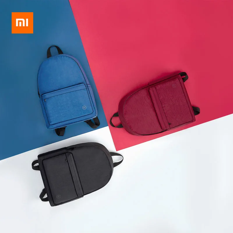 Xiaomi Youpin 90fun молодежный рюкзак для колледжа особенности промытая ткань 15L емкость легкий и портативный простой и универсальный