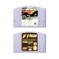 

Video Game Cartridge Console Card 64 Bits F1 Series For Nintendo64 Work on EUR Version Consloe (PAL)