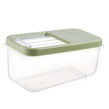 

10Kg Plastic Rice Storage Box Bucket Sealed Moisture-proof Large Capacity Grain Flour Container Kitchen Grain Cereal XH8
