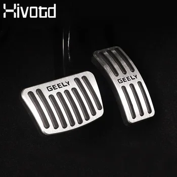 

Hivotd For Geely Atlas Emgrand NL-3 Proton X70 Accessories Car Accelerator Oil Footrest Pedal Brake Pedal Exterior Styling 2019