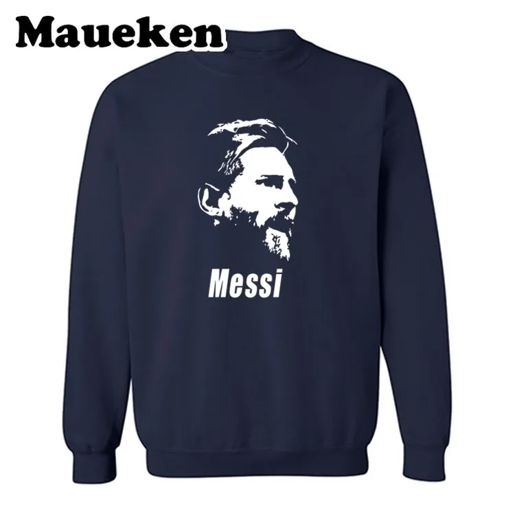 2 Мужские толстовки Lionel Messi 10 Argentina Legend Comic Cartoon толстовки с капюшоном толстый круглый воротник Осень Зима W19101221 - Цвет: 2