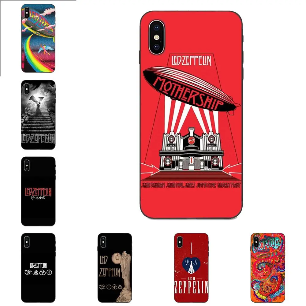 

For Xiaomi Redmi Note 3 3S 4 4A 4X 5 5A 6 6A 7 7A K20 Plus Pro S2 Y2 Y3 TPU Cell Cover Case Rock Band Led Zeppelin