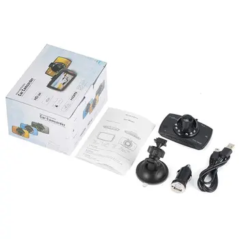 

Wide-angle 2.4 Inch HD 1080P Car DVR Camera Front Rear Dash Cam Video Recorder Motion Detection G-Sensor Vehicle Camcorder