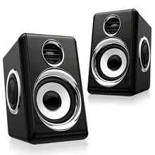 Проводные компьютерные колонки с усилением басов 4 диафрагмы 1 пара USB+ AUX для ноутбука настольного телефона 8 Вт громкоговоритель высокой мощности