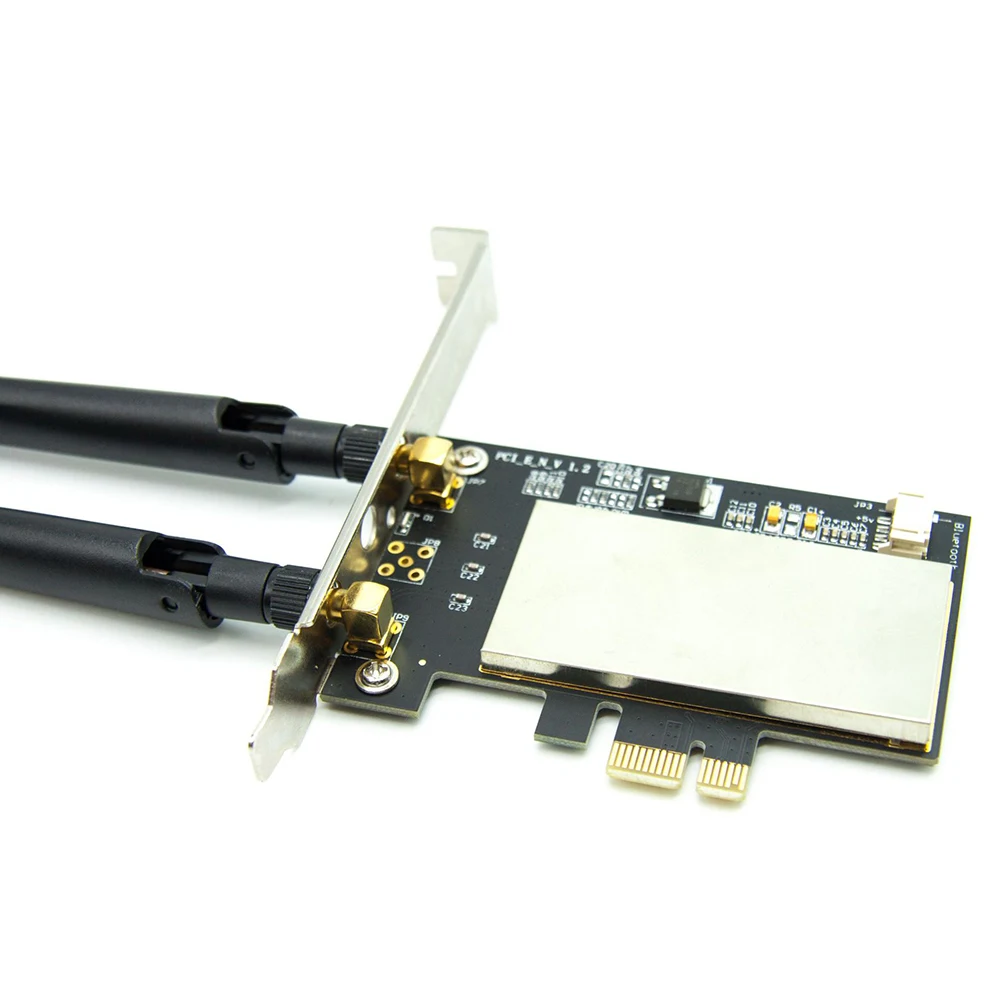 Настольный портативный PCI-e быстрая внутренняя Wifi беспроводная карта с антеннами Высокая совместимость удобный WLAN для ноутбука двойной интерфейс