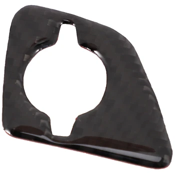 

New Carbon Fiber Audio Switch Decoration Cover Trim Fit for New Q7 2016-2019
