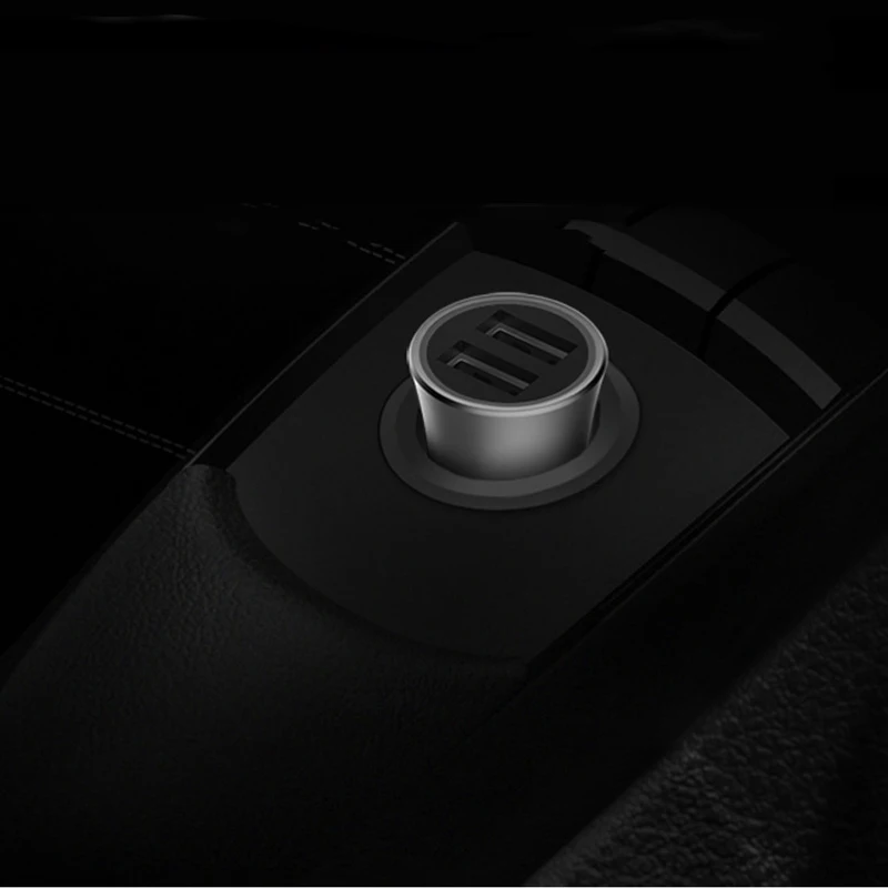 Автомобильное зарядное устройство Mi Car Charger Pro Автомобильная зарядка два разъёма