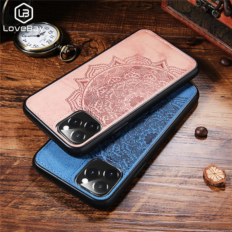 Чехол для телефона Lovebay из искусственной кожи iPhone 11 Pro X XS XR Max 6 6s 7 8 Plus мягкий