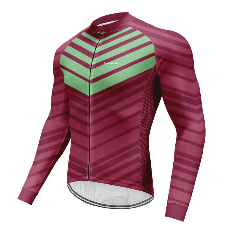 Runchita Long Sleeve Cycling Jerseys MTB Bicycle Riding Bike Clothing Maillot Ropa Ciclismo Spring Breathable Shirts | Спорт и