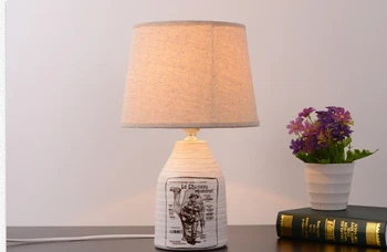 

china table light cozy ceramic table lamp E27 different style good quality lighting for bedroom study room and living room
