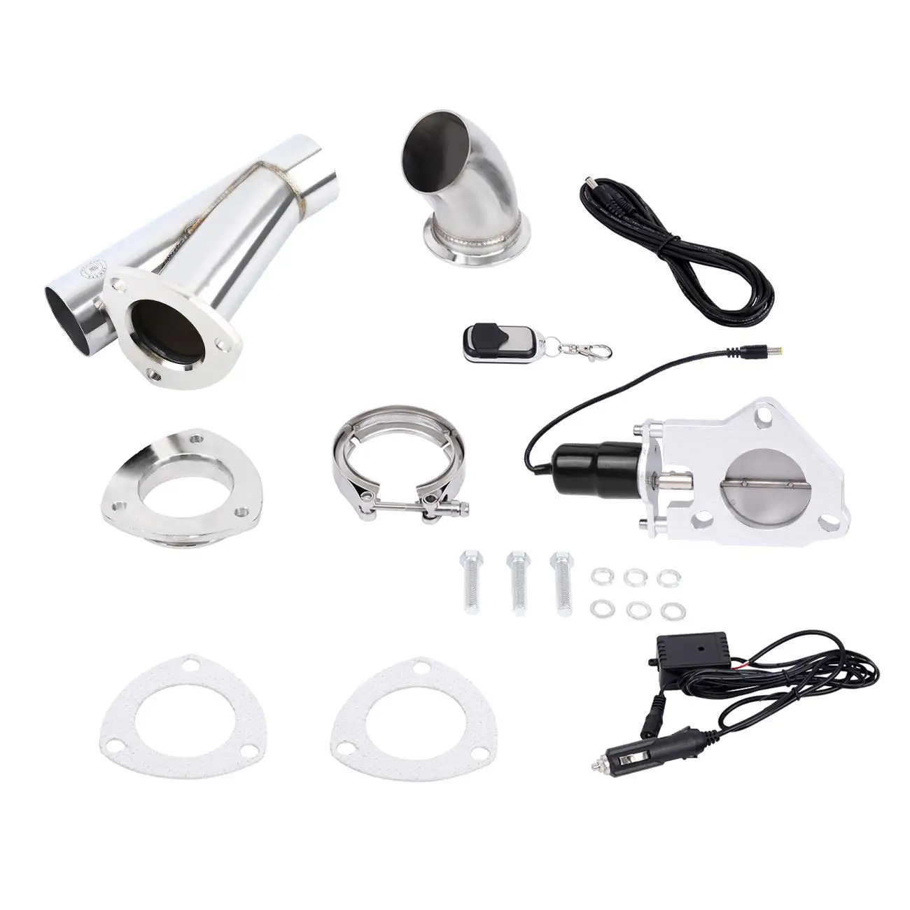 

Samger Wireless Remote Electric Exhaust Muffler Valve Cutout Cutout CutOut Valve System 63mm/2.5inch