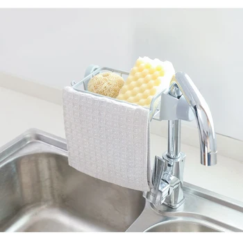 

New Faucet Drainage Rack Storage Rack Kitchen Multi-purpose Clip-type Pool Rag Soap Storage Rack Sponge Rack Sink Rack Tool Rack