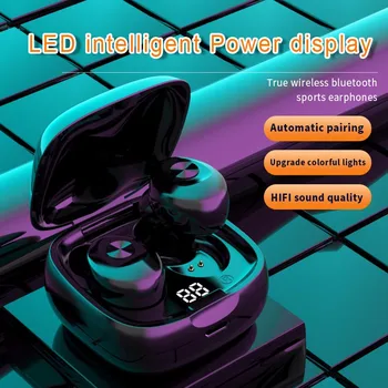 

Wireless Bluetooth 5.0 Earphones IPX7 Waterproof 9D Stereo Sport Headset Touch Control TWS Bluetooth Earphone Earbuds