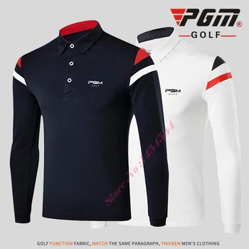 

Men Clothes Long Sleeve Top Polo Shirt Sportswear ropa de golf Slim Table Tennis Tshirt Breathable White Navy Blue Dry Fit New